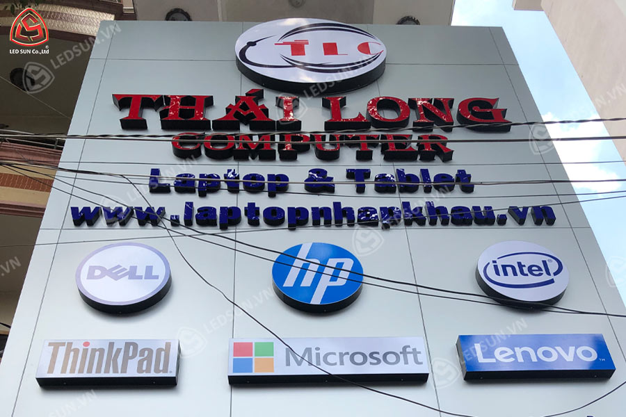 Bảng hiệu quảng cáo alu chữ mica