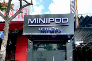 Bảng hiệu Mica chữ Alu chất lượng cao Led Sun thực thi ở Quận 2