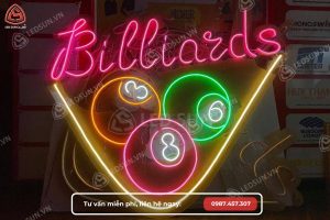 Tổng hợp các mẫu bảng hiệu đèn LED neon LED SUN đã thực hiện