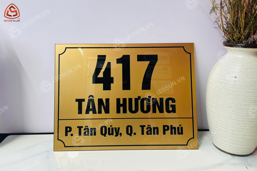 làm biển số nhà phường tân phú