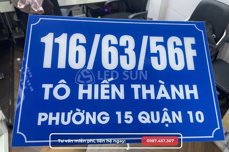 làm bảng số nhà quận 10