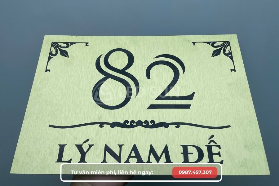 làm bảng số nhà quận 10