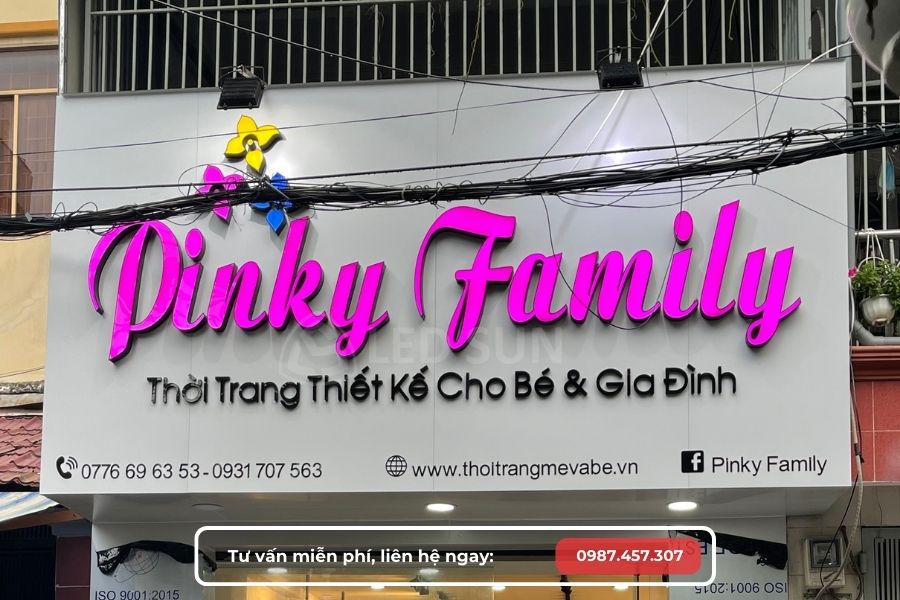 bảng hiệu alu chữ mica