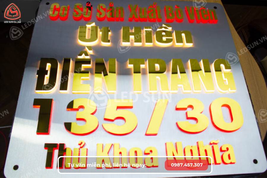 Cam kết của Led Sun với khách hàng làm biển số nhà Quận Tân Bình