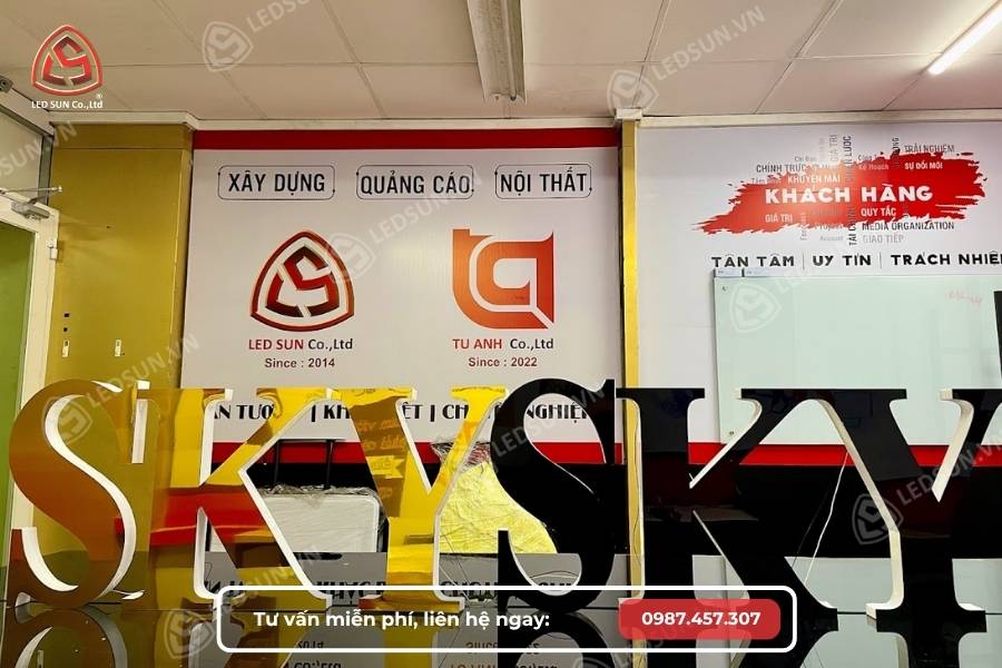 Nhu cầu gia công chữ inox tại quận 1 ngày càng tăng