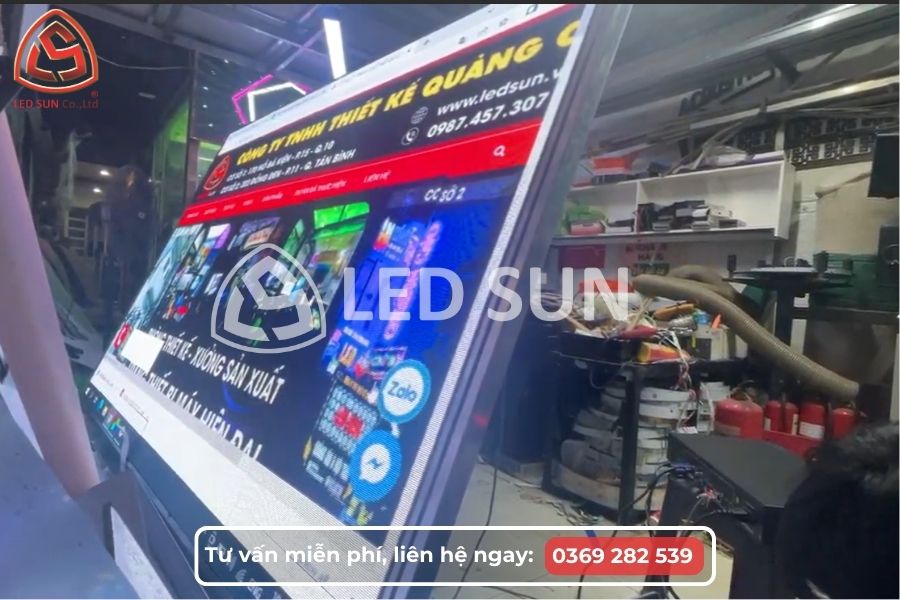 Dự án màn hình LED P1 trong nhà do Led Sun thi công